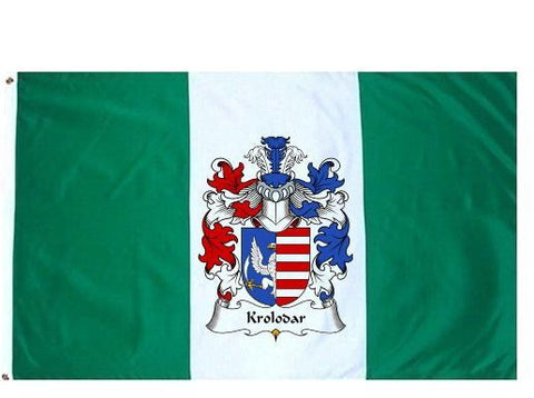 Krolodar family crest coat of arms flag