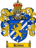 Krona coat of arms family crest download