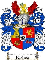 Kroner coat of arms family crest download