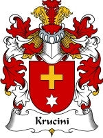 Krucini coat of arms family crest download