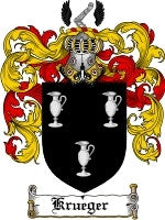 Krueger coat of arms family crest download