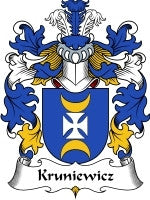 Kruniewicz coat of arms family crest download