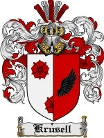 Krusell coat of arms family crest download