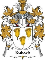 Kubach coat of arms family crest download