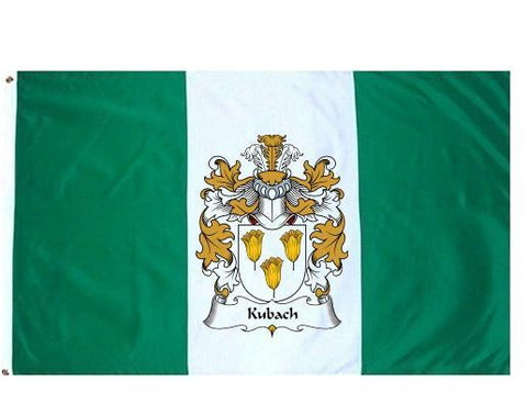 Kubach family crest coat of arms flag