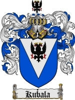 Kubala coat of arms family crest download