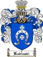 Kubinski coat of arms family crest download