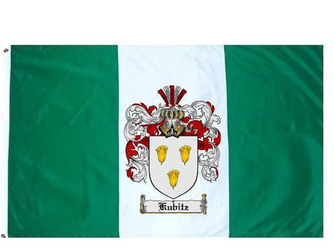 Kubitz family crest coat of arms flag