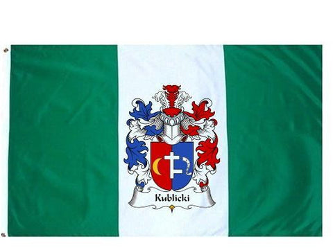 Kublicki family crest coat of arms flag