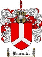 Kuenstler coat of arms family crest download