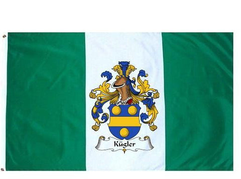 Kugler family crest coat of arms flag