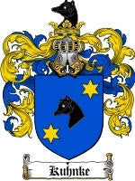 Kuhnke coat of arms family crest download