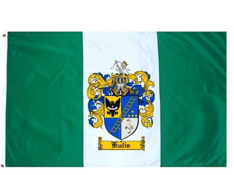 Kulis family crest coat of arms flag