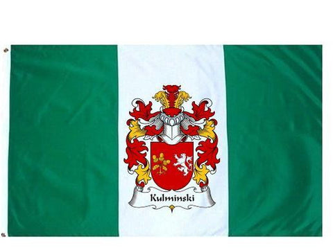 Kulminski family crest coat of arms flag