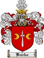 Kurka coat of arms family crest download