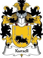 Kursell coat of arms family crest download