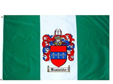 Kusmider family crest coat of arms flag