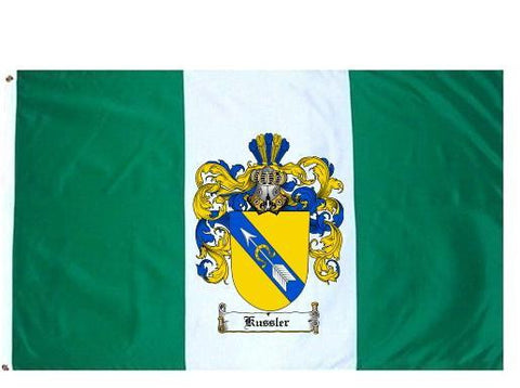 Kussler family crest coat of arms flag