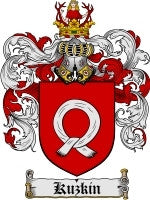 Kuzkin coat of arms family crest download