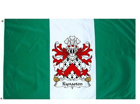 Kynaston family crest coat of arms flag