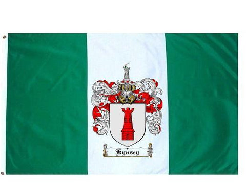 Kynsey family crest coat of arms flag