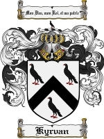 Kyrvan coat of arms family crest download