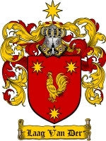 Laag'Van'Der coat of arms family crest download