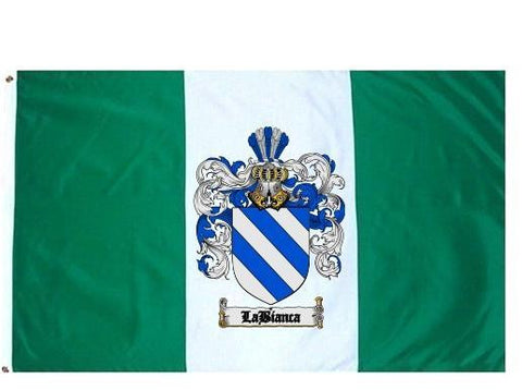 Labianca family crest coat of arms flag