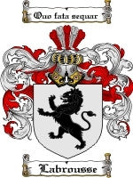 Labrousse coat of arms family crest download