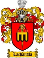 Lachanski coat of arms family crest download