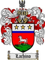 Lachino coat of arms family crest download