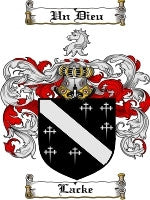 Lacke coat of arms family crest download