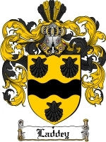 Laddey coat of arms family crest download
