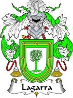 Lagarra coat of arms family crest download