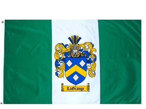 Lagrange family crest coat of arms flag