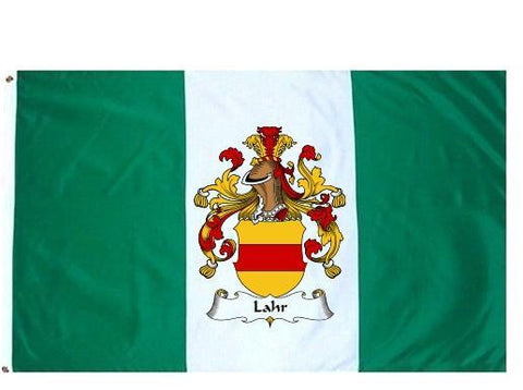 Lahr family crest coat of arms flag