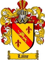 Laine coat of arms family crest download