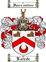 Lairde coat of arms family crest download