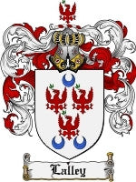 Lalley coat of arms family crest download