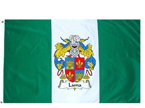 Lama family crest coat of arms flag