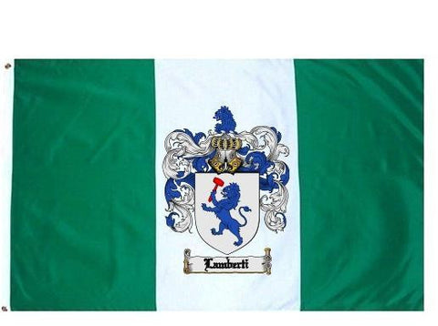 Lamberti family crest coat of arms flag