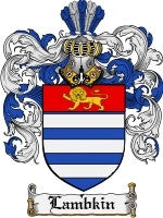 Lambkin coat of arms family crest download