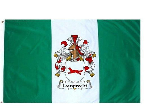 Lamprecht family crest coat of arms flag