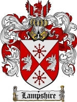 Lampshire coat of arms family crest download