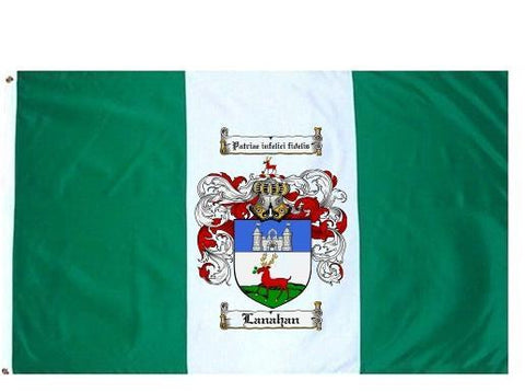 Lanahan family crest coat of arms flag