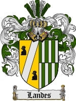 Landes coat of arms family crest download