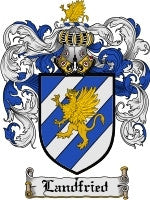 Landfried coat of arms family crest download