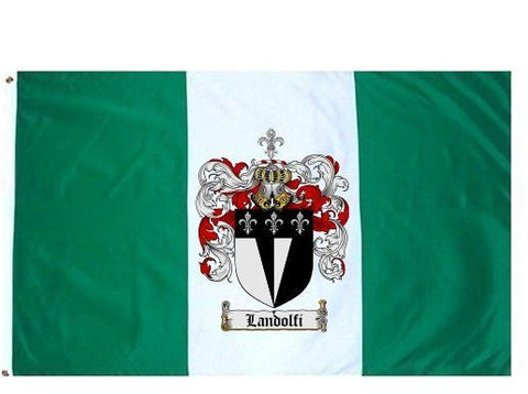 Landolfi family crest coat of arms flag