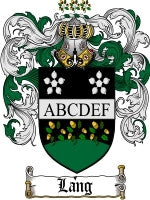 Lang coat of arms family crest download