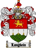 Langbein coat of arms family crest download